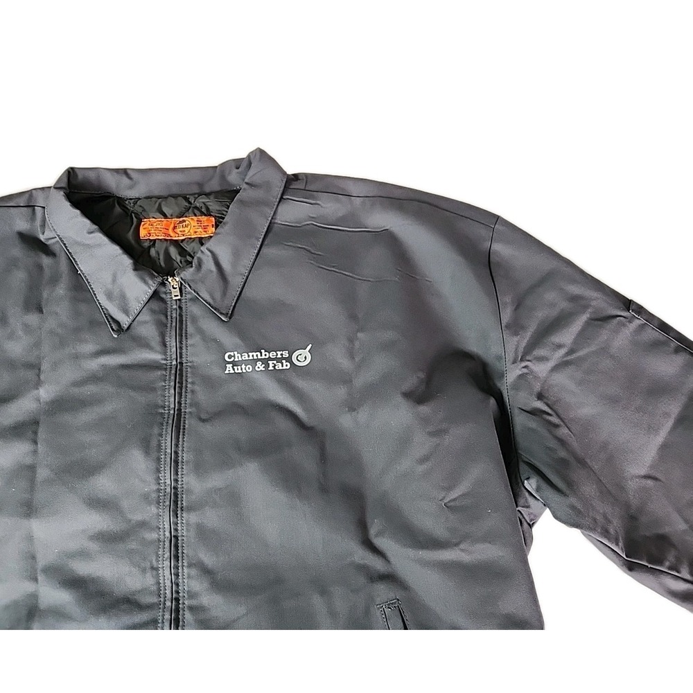 New RED KAP Mens 6XL Reg Full-Zip Mechanic Jacket Quilted Lined Rugged Work NWOT